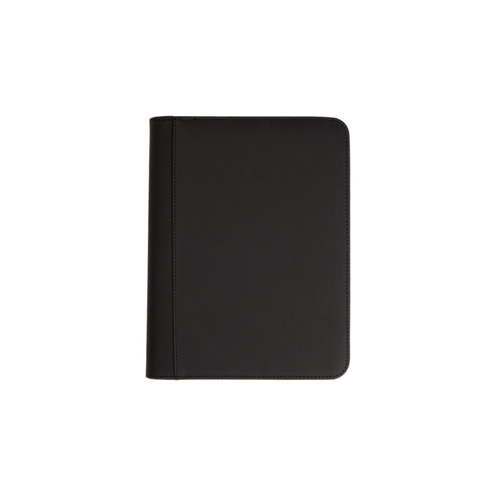 Black 1-pocket jumbo premium collector binder front view