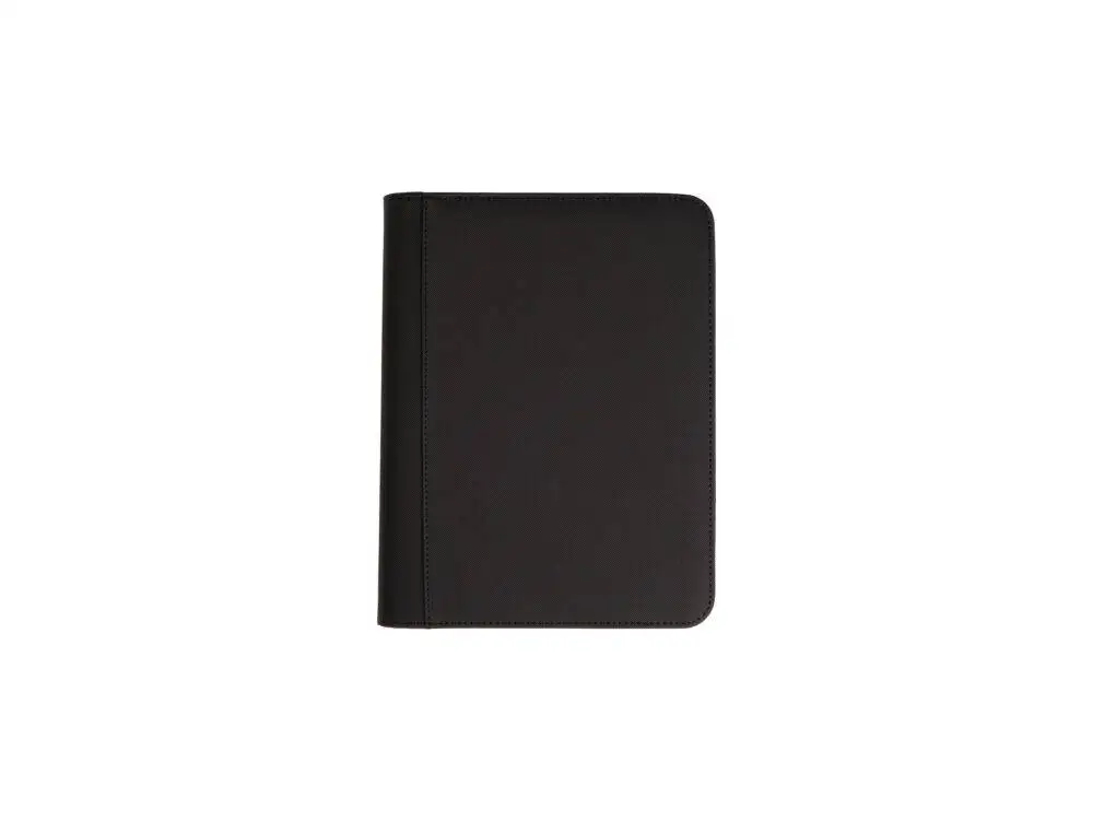 Black 1-pocket jumbo premium collector binder front view