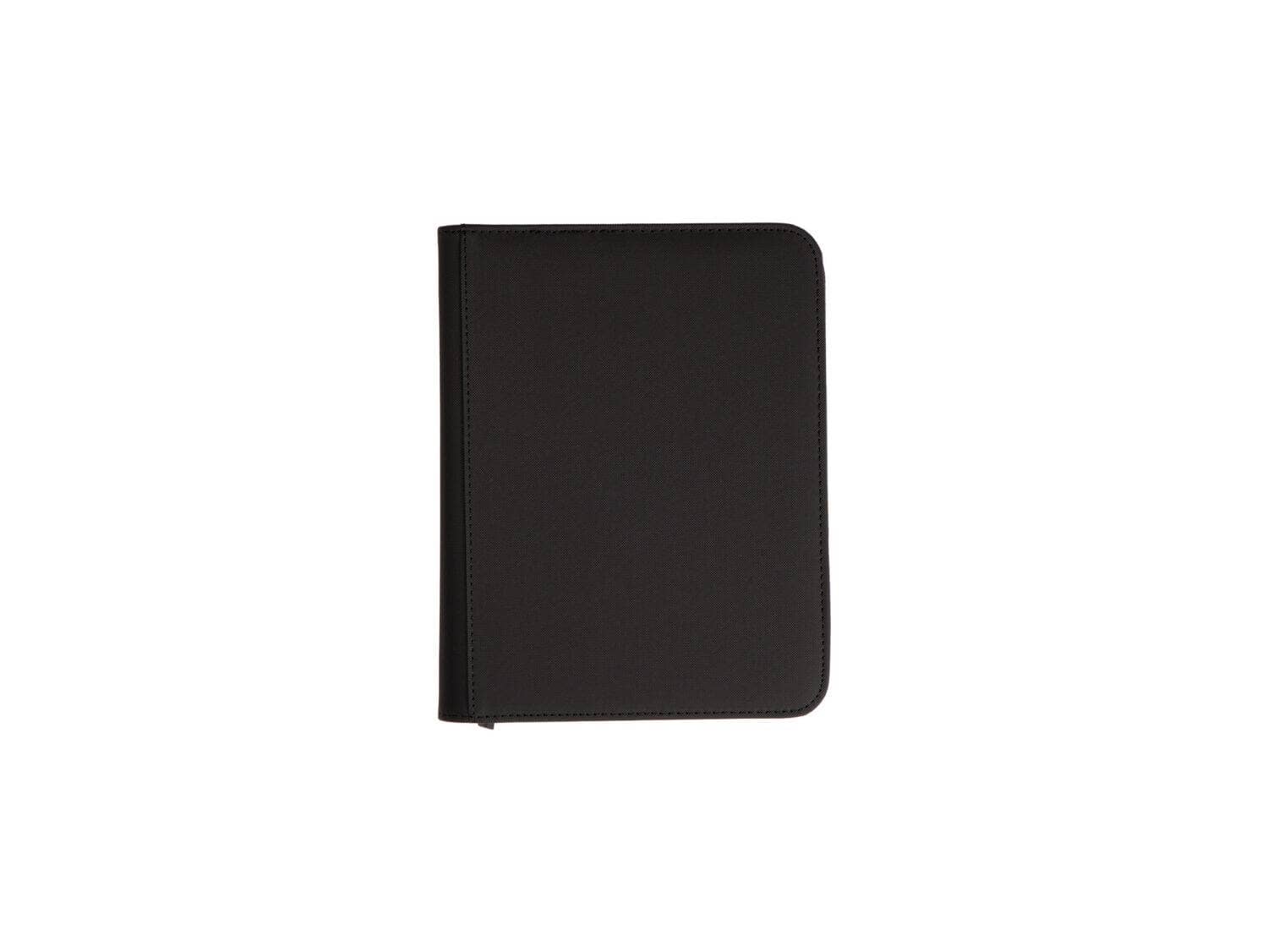 Black Collector Binder Front Black premium collector binder front view