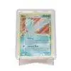 Example of trading card in protective toploader case