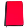 Red PSA graded slab binder with black spine