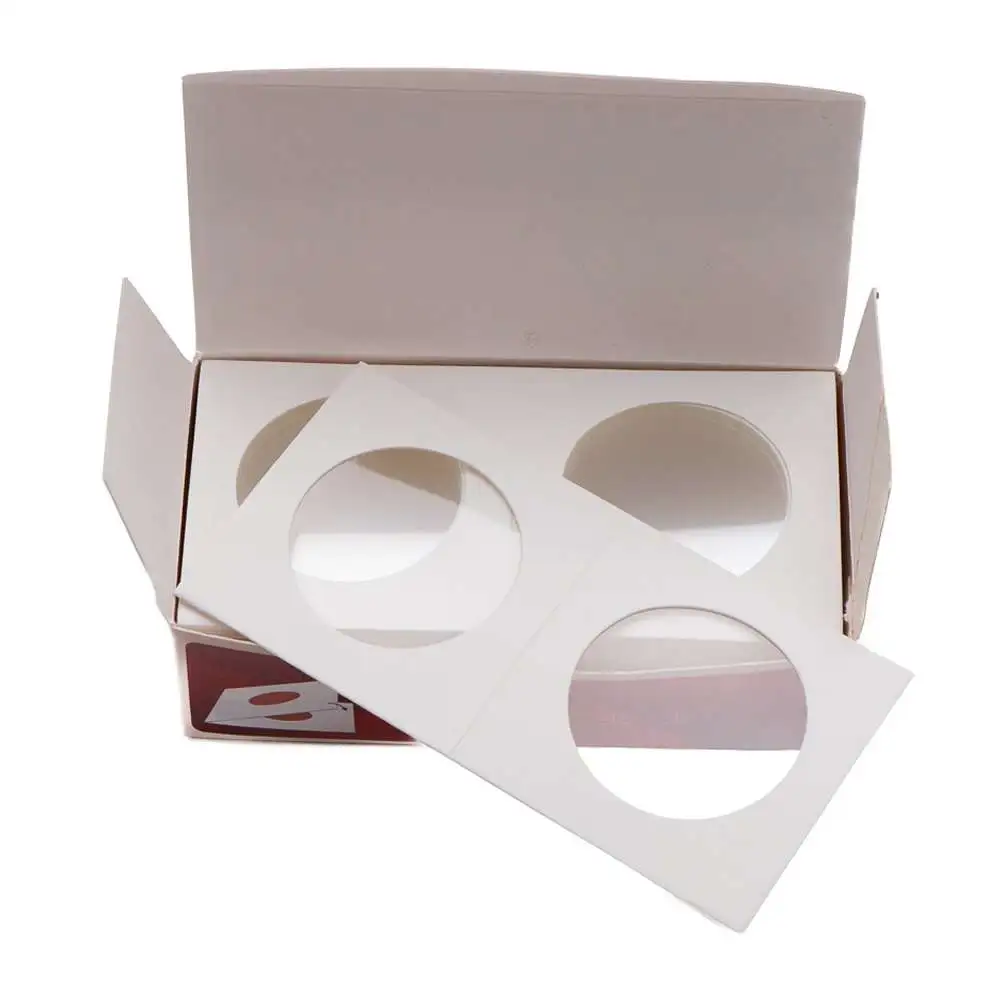 Paper coin holders 2x2 inches box of 50