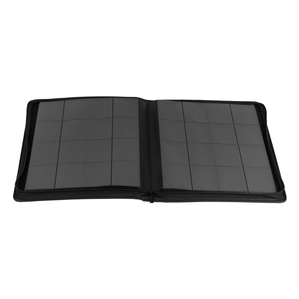 16-Pocket Collector binder open with card slots in the middle spread