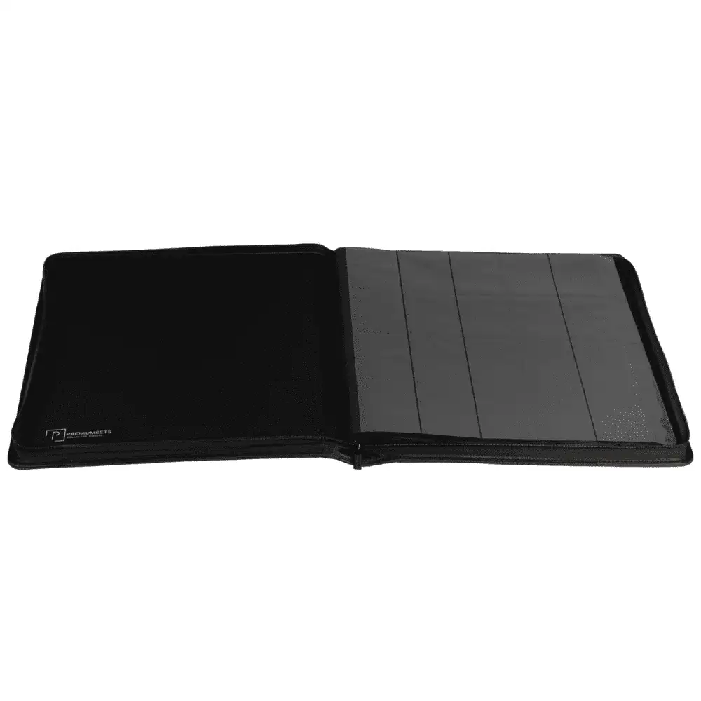 20-Pocket Collector binder open showing the first page with card slots