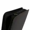 black binder with zipper – close-up